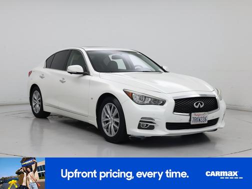 White 2015 INFINITI Q50 Premium