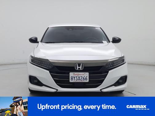 White 2022 Honda Accord Sport