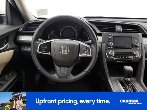 White 2017 Honda Civic LX