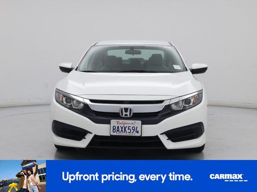 White 2017 Honda Civic LX