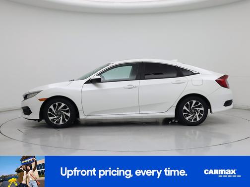 White 2018 Honda Civic EX