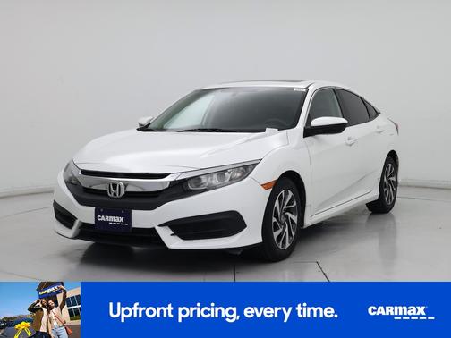 White 2018 Honda Civic EX