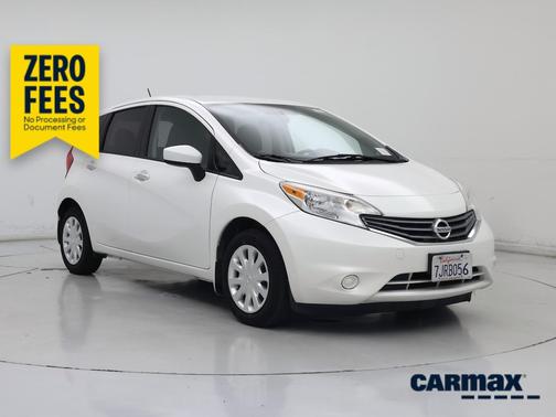 White 2015 Nissan Versa Note SV