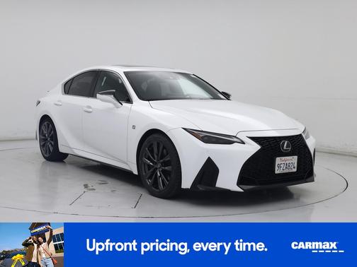 White 2023 Lexus IS 350 F-Sport