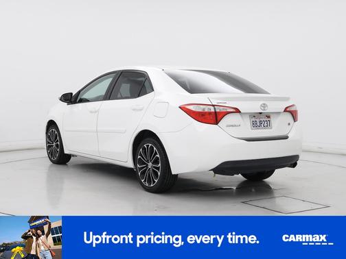 White 2015 Toyota Corolla S Plus