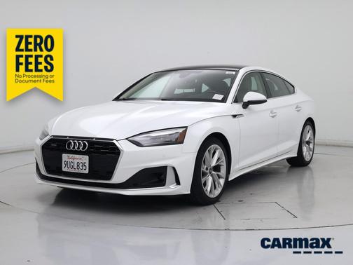 White 2022 Audi A5 Sportback Premium