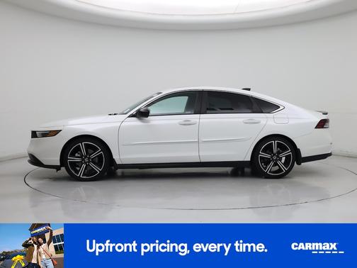 White 2023 Honda Accord Hybrid Sport