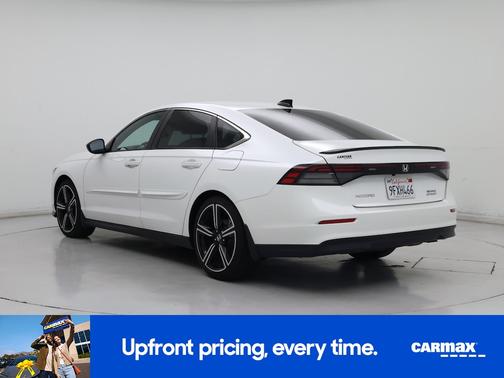 White 2023 Honda Accord Hybrid Sport