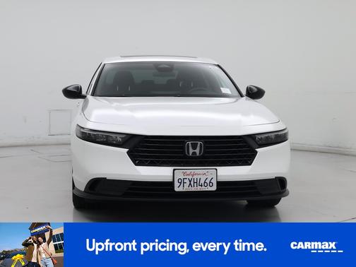 White 2023 Honda Accord Hybrid Sport