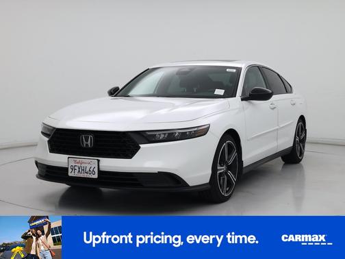 White 2023 Honda Accord Hybrid Sport