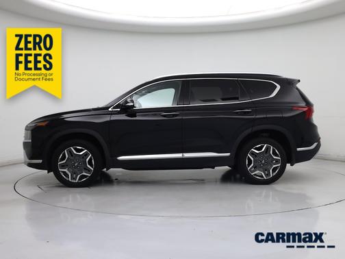 Black 2022 Hyundai SANTA FE HEV Limited