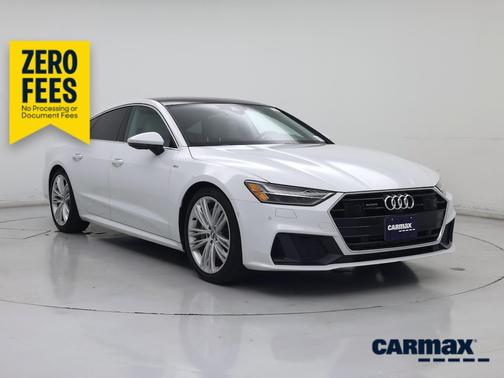 White 2019 Audi A7 Premium Plus