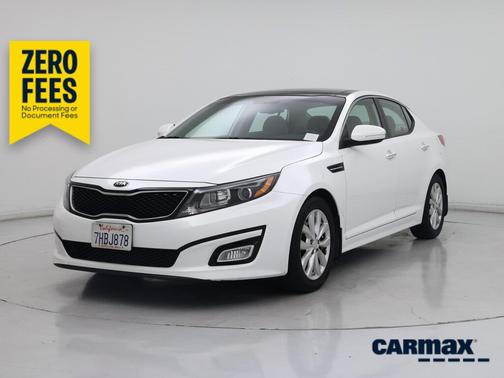 White 2015 Kia Optima EX