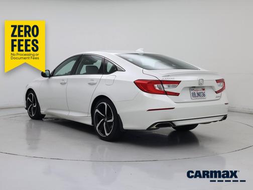 White 2018 Honda Accord Sport