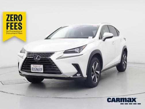 White 2021 Lexus NX 300h