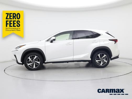 White 2021 Lexus NX 300h