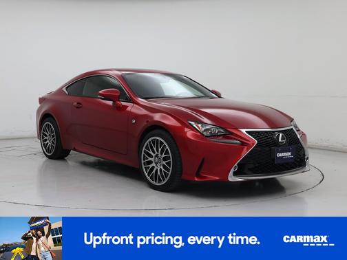 Red 2015 Lexus RC 350