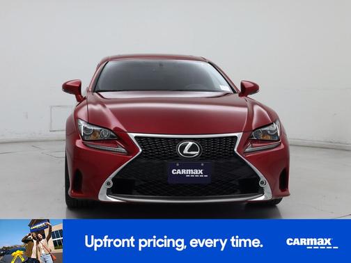 Red 2015 Lexus RC 350