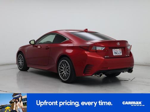 Red 2015 Lexus RC 350