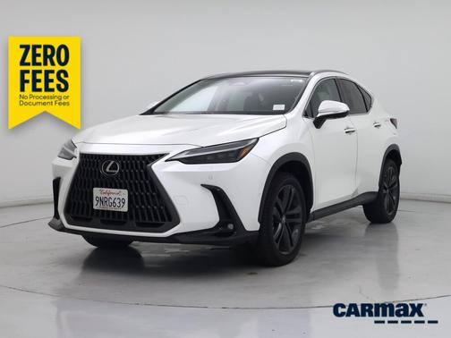 White 2025 Lexus NX 450h+ Luxury