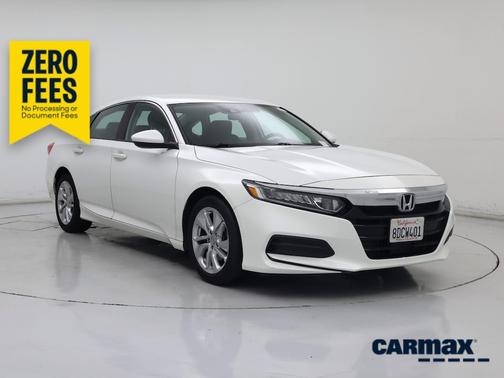 White 2018 Honda Accord LX