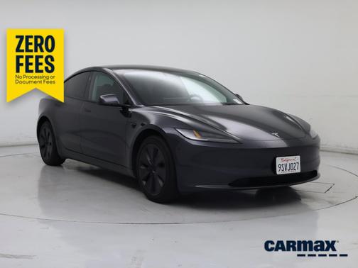 Gray 2025 Tesla Model 3 Long Range