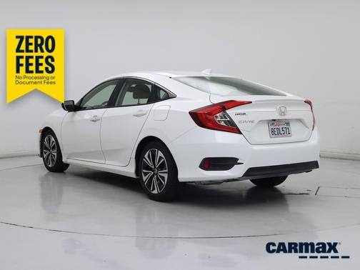 White 2018 Honda Civic EX-L