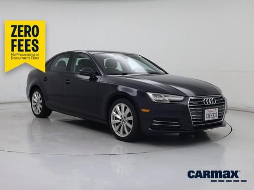 Black 2017 Audi A4 Premium