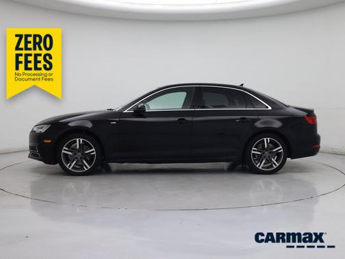 Black 2017 Audi A4 Premium Plus