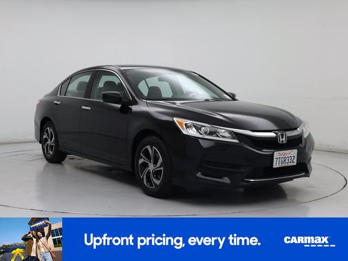 Black 2016 Honda Accord LX
