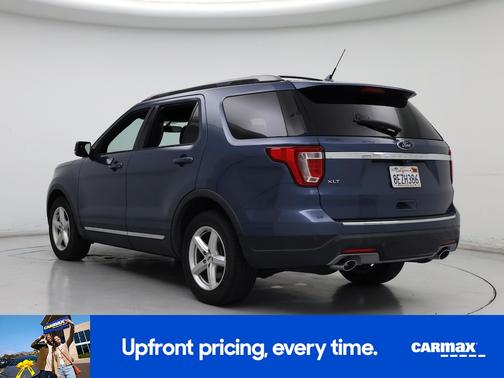 Blue 2018 Ford Explorer XLT