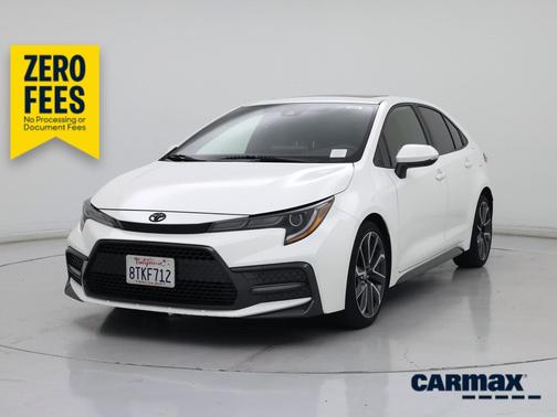 White 2021 Toyota Corolla XSE