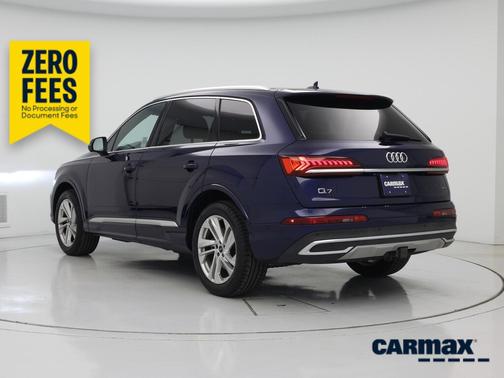 Blue 2021 Audi Q7 Premium