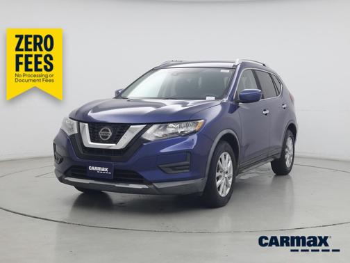 Blue 2020 Nissan Rogue SV