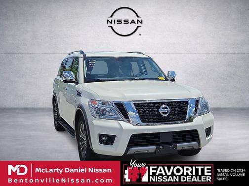 Pearl White Tricoat 2019 Nissan Armada SL