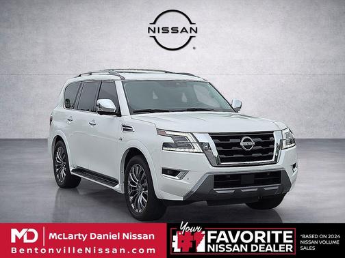 Aspen White TriCoat Pearl 2022 Nissan Armada Platinum 4WD