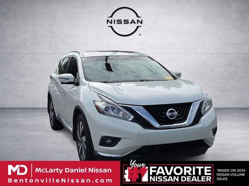 Pearl White 2018 Nissan Murano Platinum