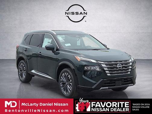 Obsidian Green 2026 Nissan Rogue Platinum