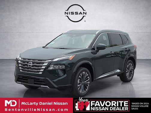 Obsidian Green 2026 Nissan Rogue Platinum