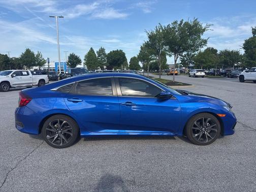 Aegean Blue Metallic 2020 Honda Civic Sport