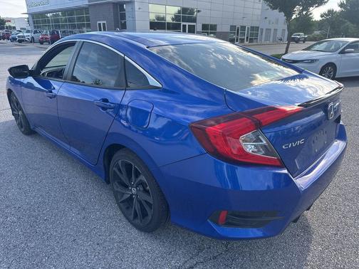 Aegean Blue Metallic 2020 Honda Civic Sport