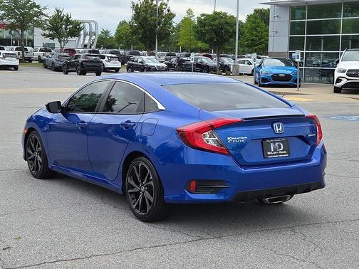 Aegean Blue Metallic 2020 Honda Civic Sport