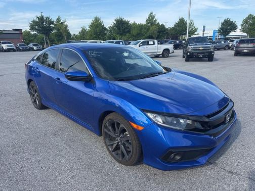 Aegean Blue Metallic 2020 Honda Civic Sport