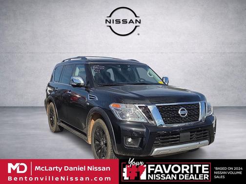 Super Black 2017 Nissan Armada Platinum