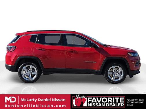 Red 2024 Jeep Compass Latitude