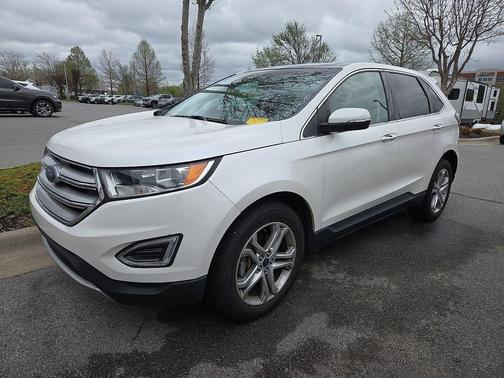 WHITE PLATINUM MET TRI-COAT 2015 Ford Edge Titanium
