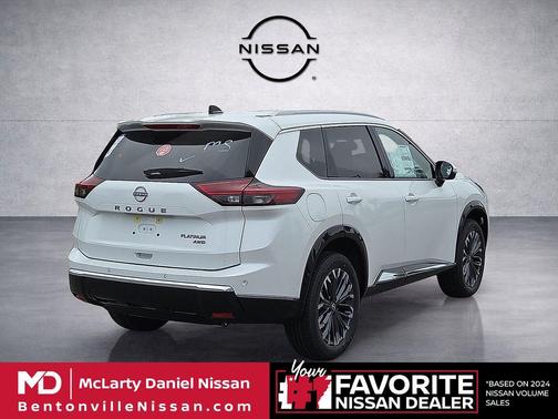 Everest White Pearl Tricoat 2026 Nissan Rogue Platinum