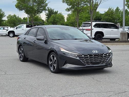 Portofino Gray 2021 Hyundai ELANTRA Limited
