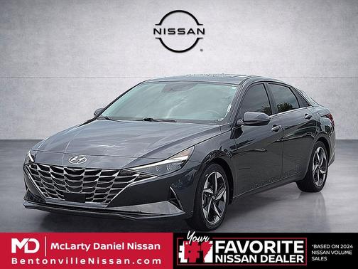 Portofino Gray 2021 Hyundai ELANTRA Limited