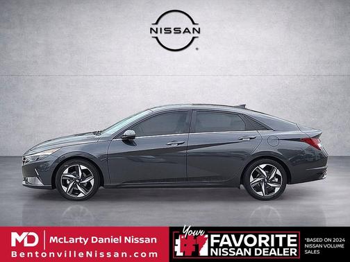 Portofino Gray 2021 Hyundai ELANTRA Limited